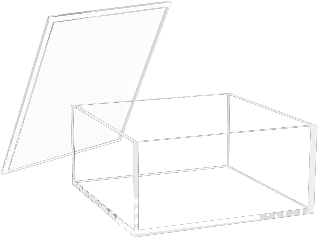 Acrylic Storage Box with Lids for Jewelry, Staples, Mini Toys